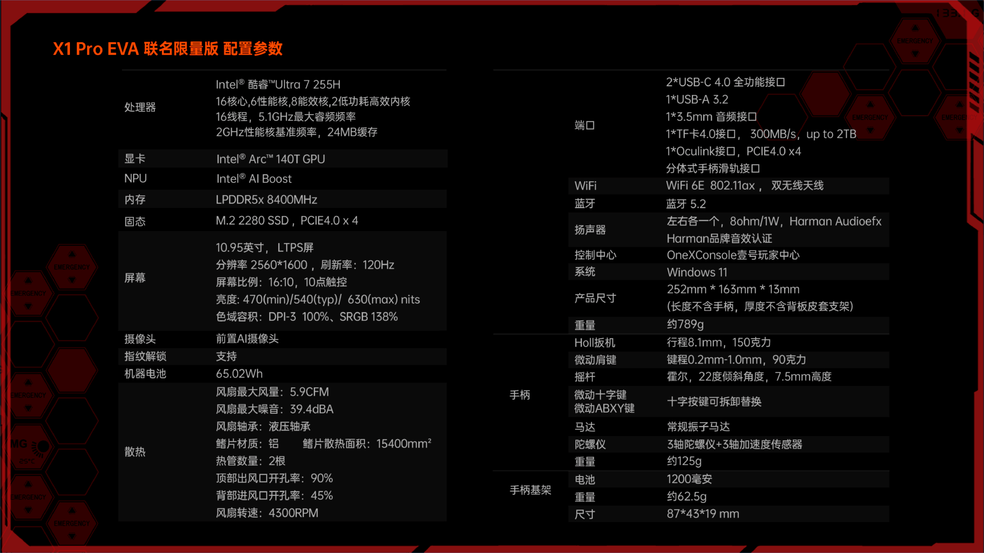 酷睿Ultra 200H加持的OneX PLayer壹号游侠X1 Pro联名款新机亮相