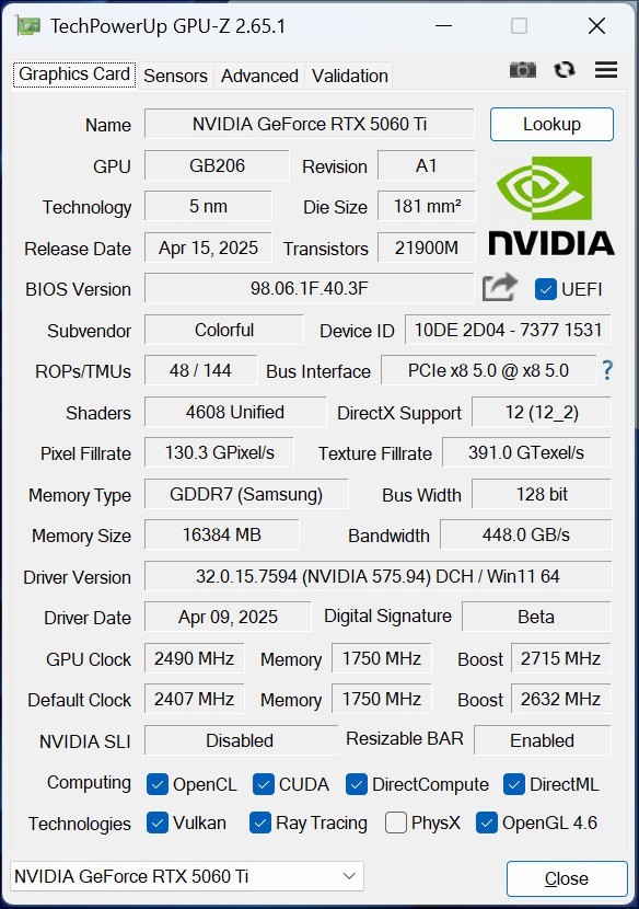 iGame GeForce RTX 5060 Ti Ultra W DUO OCԿ⣺ʵ֣Ϸ