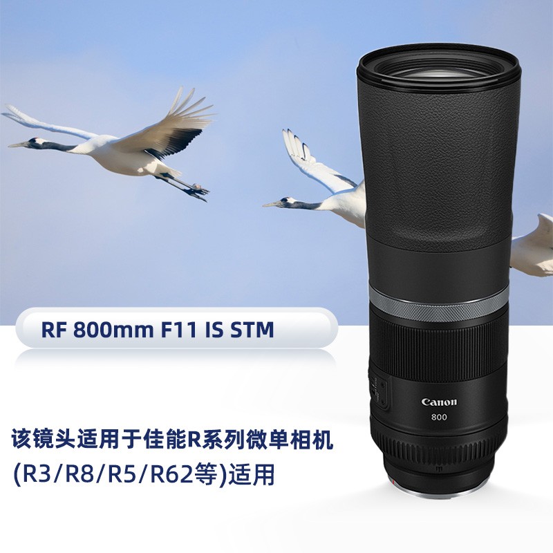 Canon 佳能 RF 800mm F11 IS STM 微单超远摄长焦定焦镜头打鸟