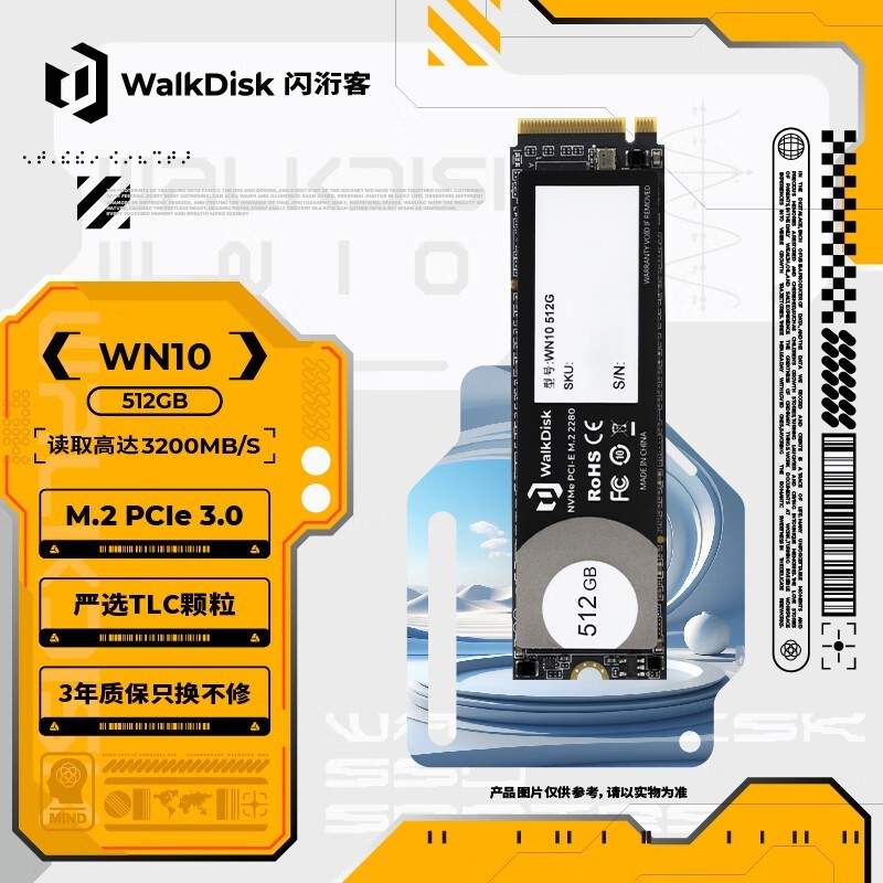 ֵŻݣWalkdisk WN10 SSD̬Ӳʱ189Ԫ