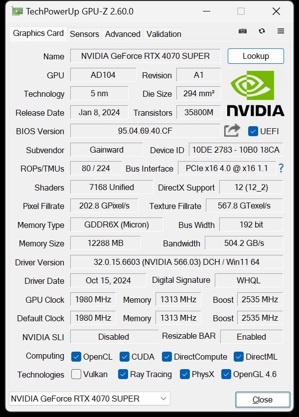 RTX 4070 SUPER ̤ѩMiniԿ ITX