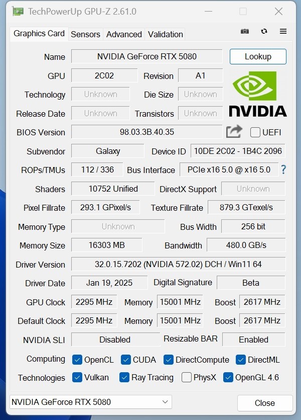 DLSS 44KӰGeForce RTX 5080ħ