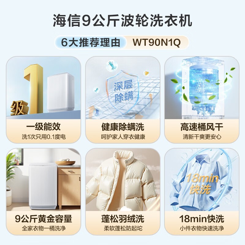 Hisense WT90N1QȫԶϴ»ֵ381Ԫ