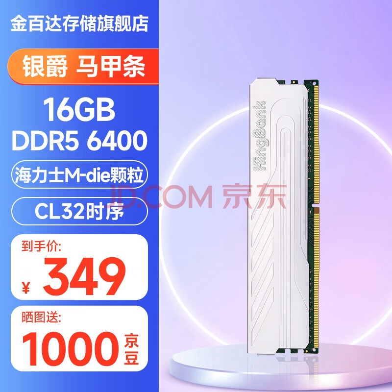 ٴKINGBANK DDR5 ڴ  ̨ʽϷ羺ڴ  16G 6400 ʿM-die