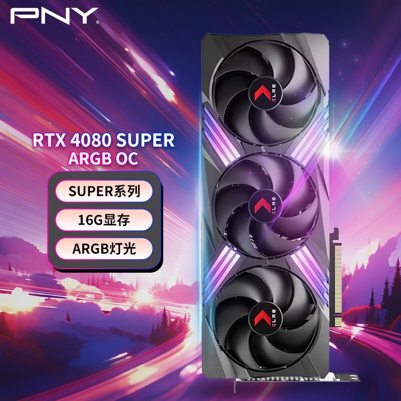 PNY GeForce RTX 4080 SUPER 16GB VERTO ARGB OC