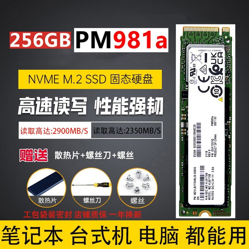 ahseck PM981A256GB