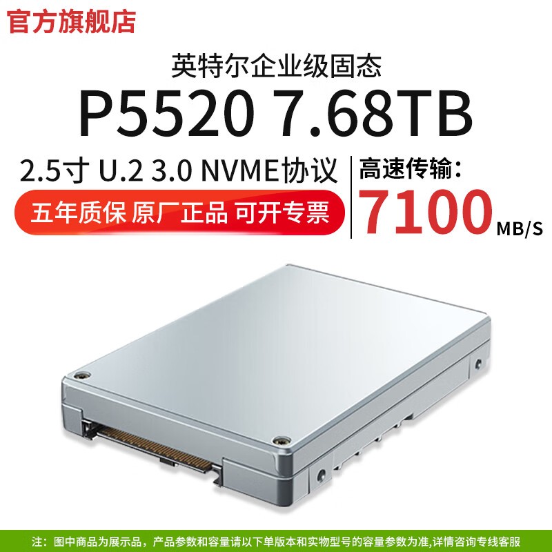 Intel P5520 7.68TB