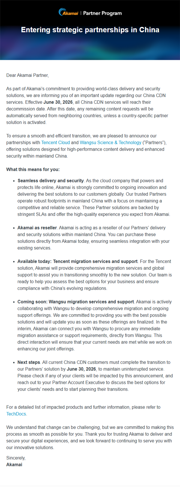 Akamai2026ֹͣйķ Ѷƺ޿ƼӰ