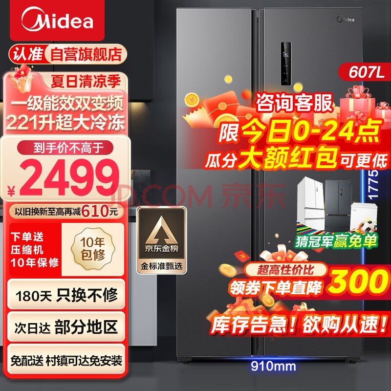 607˫ƵһЧԿ˫żóܾζ˪BCD-607WKPZM(E)606