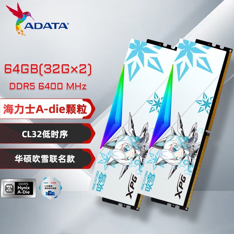 ޡ˶ѩDDR5 6400MHz RGB ̨ʽڴʱŻ100Ԫ