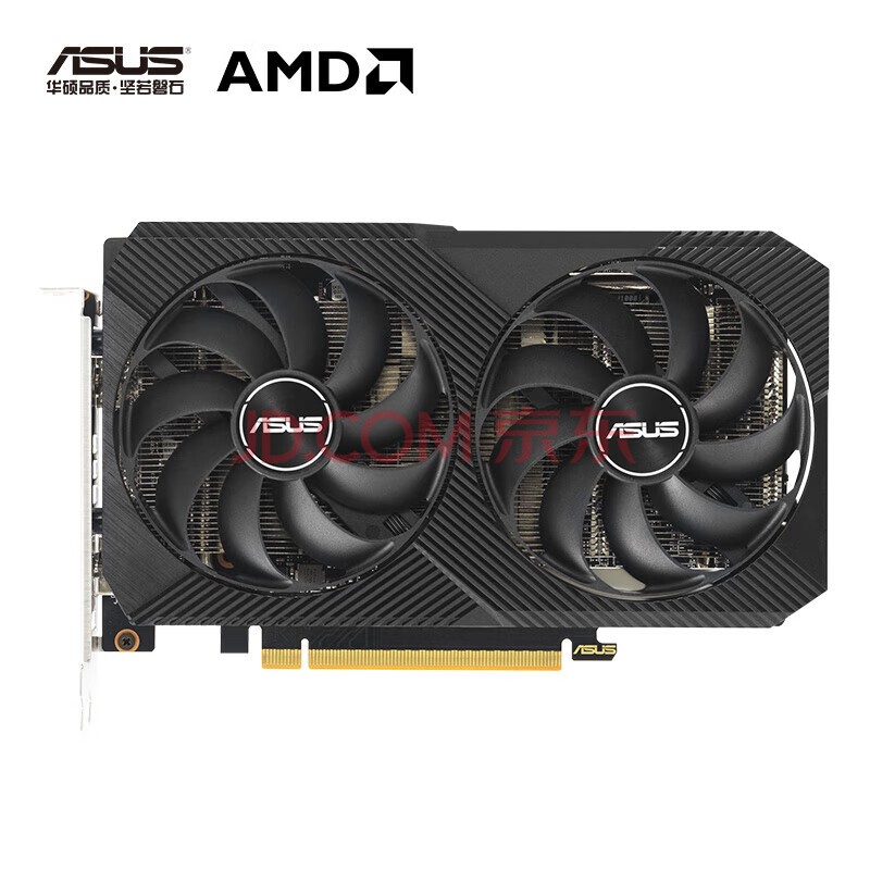 ˶ASUS AMD RX6500XT/6750GRE 12G/10G̨ʽ 羺ϷԿ DUAL-RX6500XT-O4G