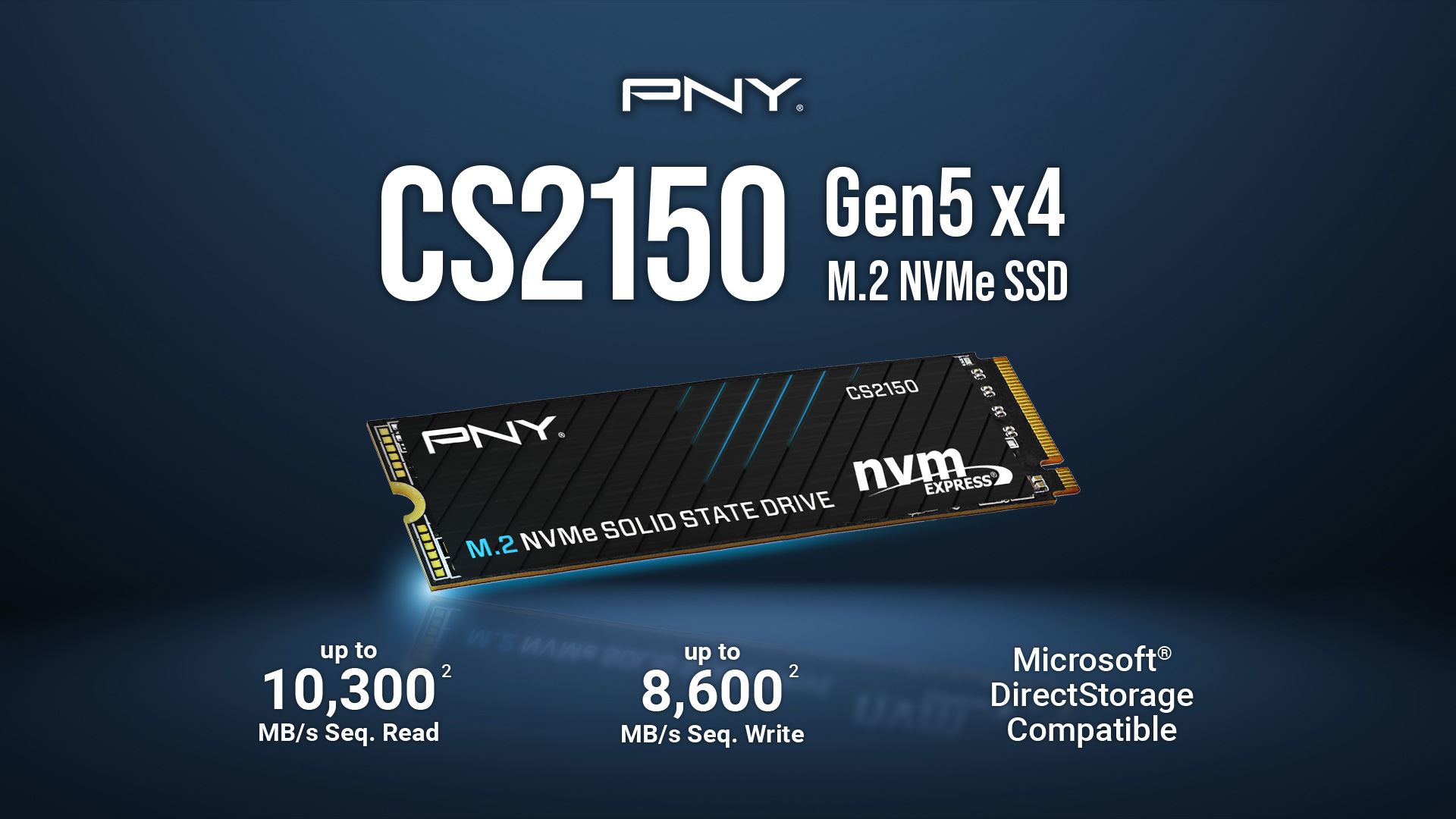 PNY CS2150 ̬Ӳ̷߶ȡ10300MB/sд8600MB/s