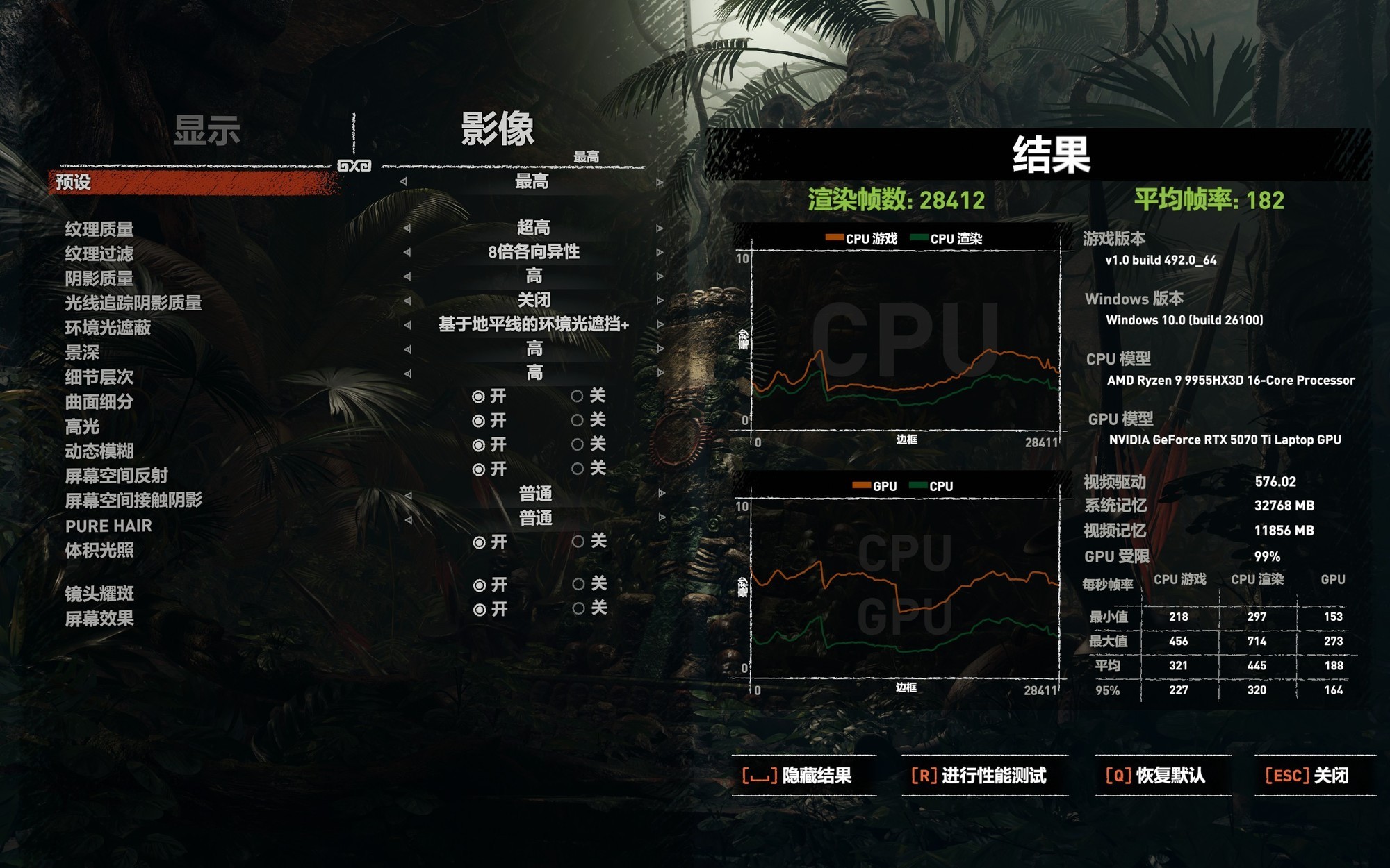 锐龙9 9955HX3D+RTX 5070 Ti王炸组合！ROG魔霸9首测
