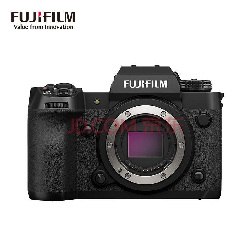 富士（FUJIFILM）X-H2 微单相机 单机身 4020万像素 7档五轴防抖 8K视频拍摄 超高速连拍