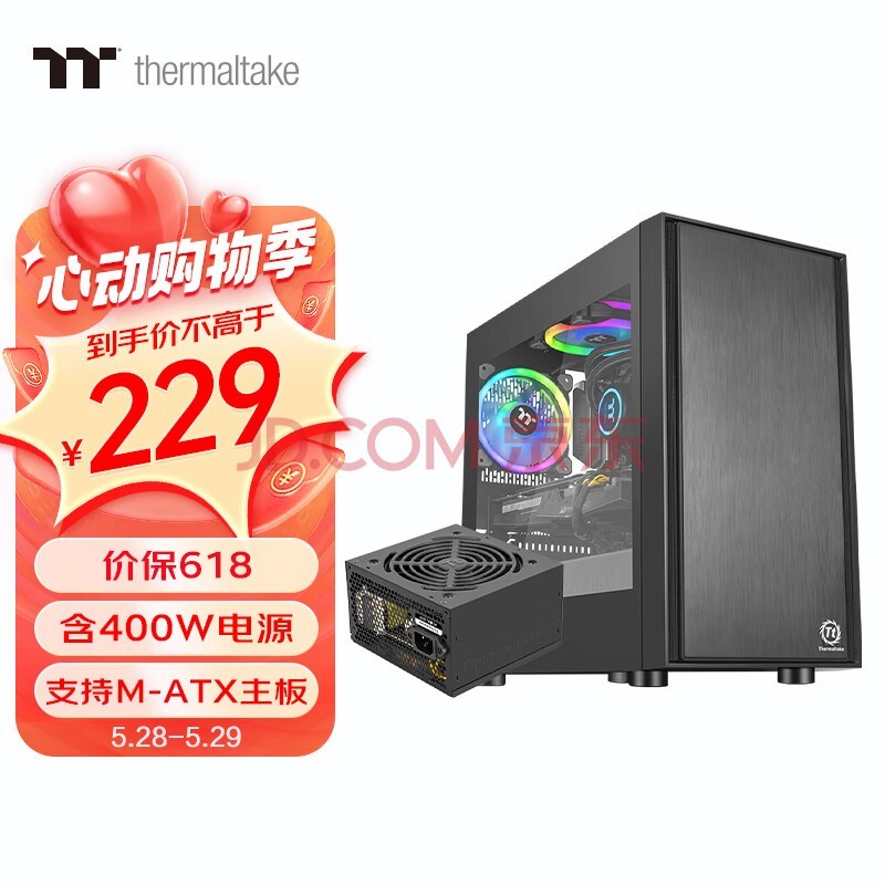 ThermaltakeTtF1 Դװ̨ʽ400WԴ/֧M-ATX/ֱ֧/͸/U3