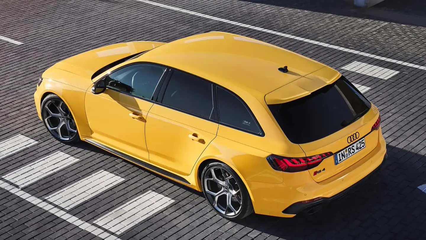 奥迪rs4 avant 25周年特别版新车图发布