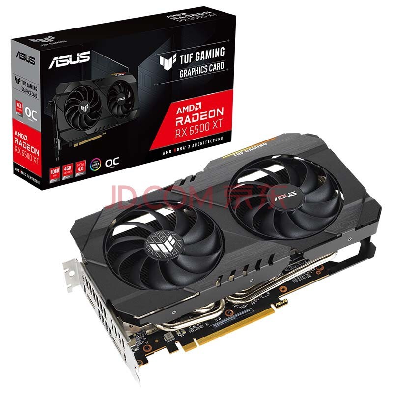 ˶ASUSTUF-RX6500XT-O4G-GAMING AMD RADEON RX 6500 XT羺ϷרҵԿ