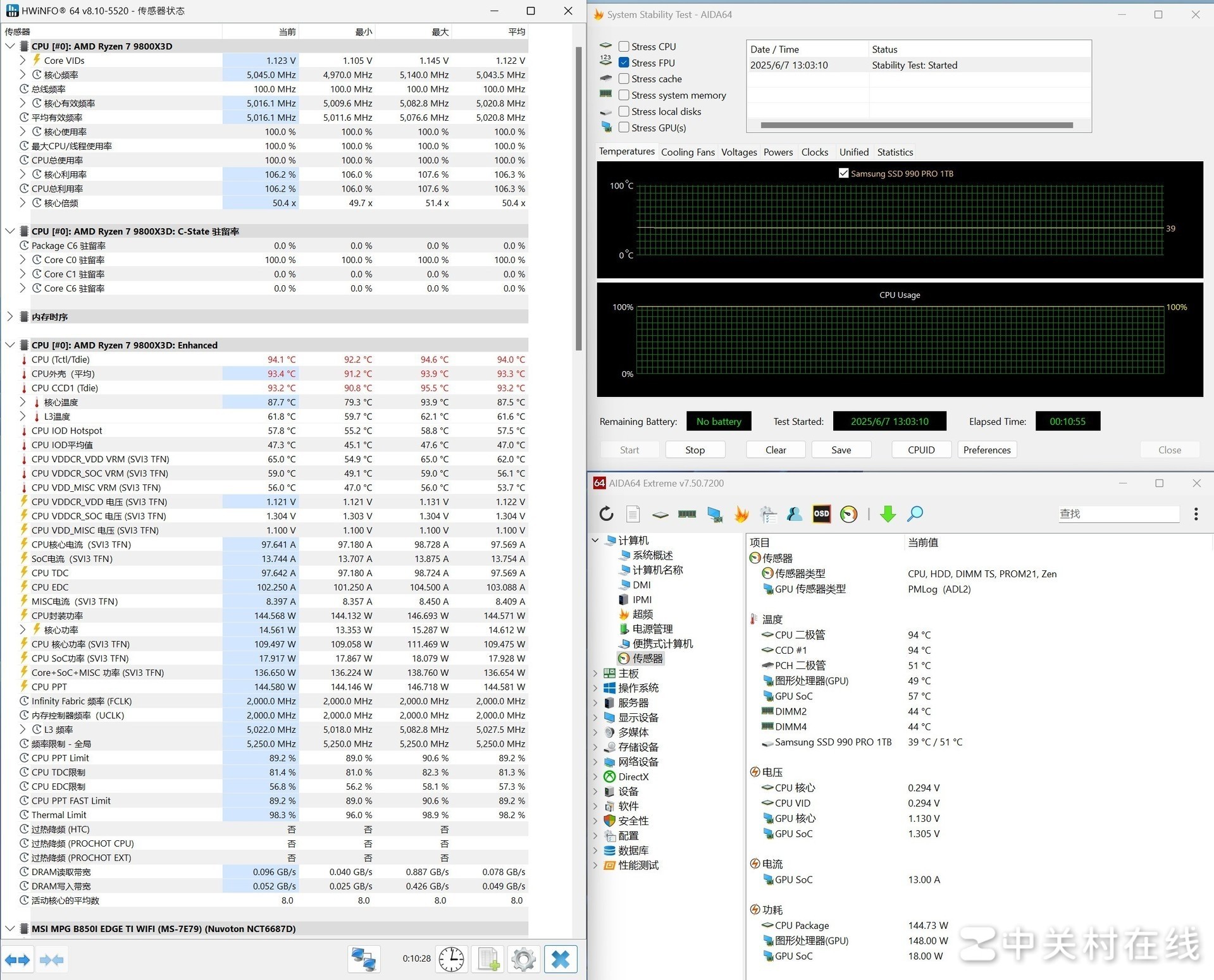 ΢MPG B850I EDGE TI WIFI ɫСر