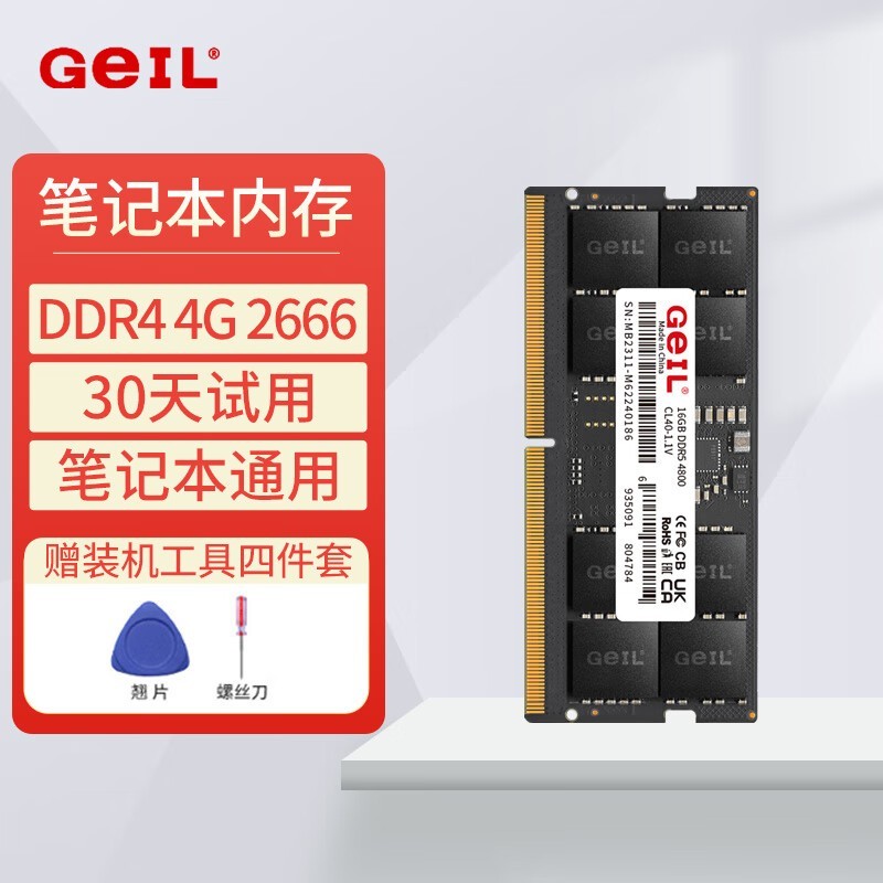  ǧ ʼǱڴ DDR4 2666 4GB