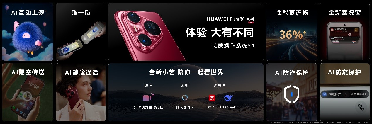 华为Pura 80系列及全场景新品发布会盛大举行,多款新品重磅亮相