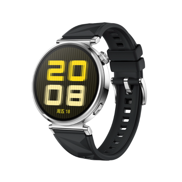 88VIP：HUAWEI 华为 WATCH GT5 智能手表 41mm 魅影黑 氟橡胶表带