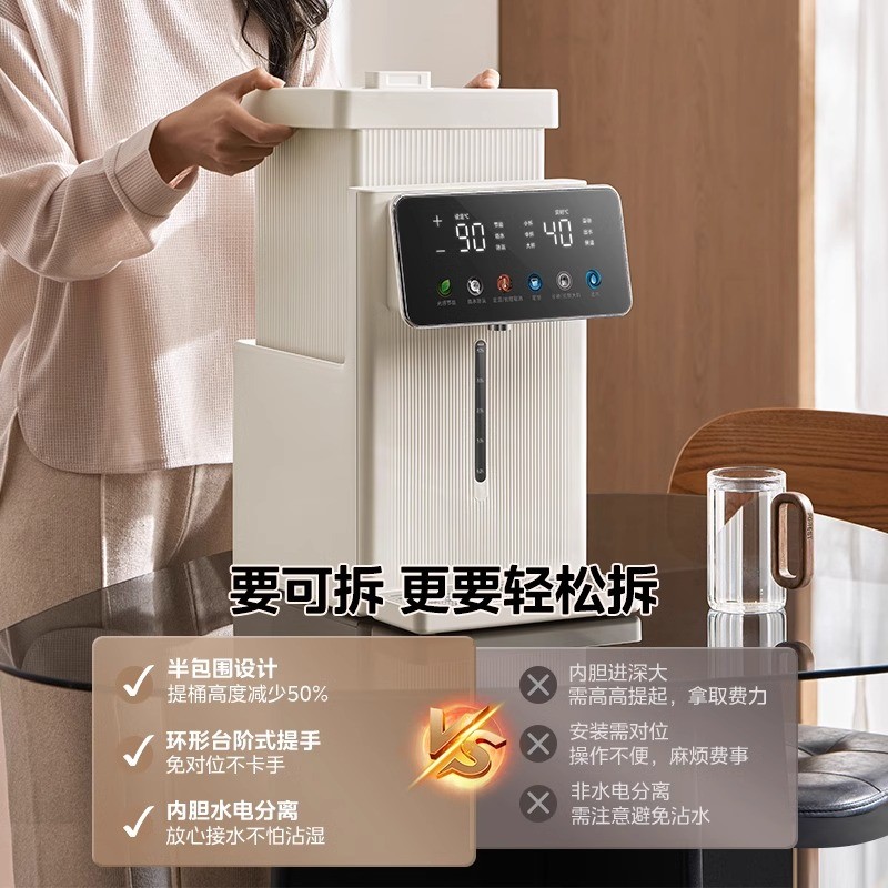 88VIP：Midea 美的 小魔方 SP50E-20FPRO 电热水壶 316不锈钢新款保温饮水机大容量家用电热水瓶