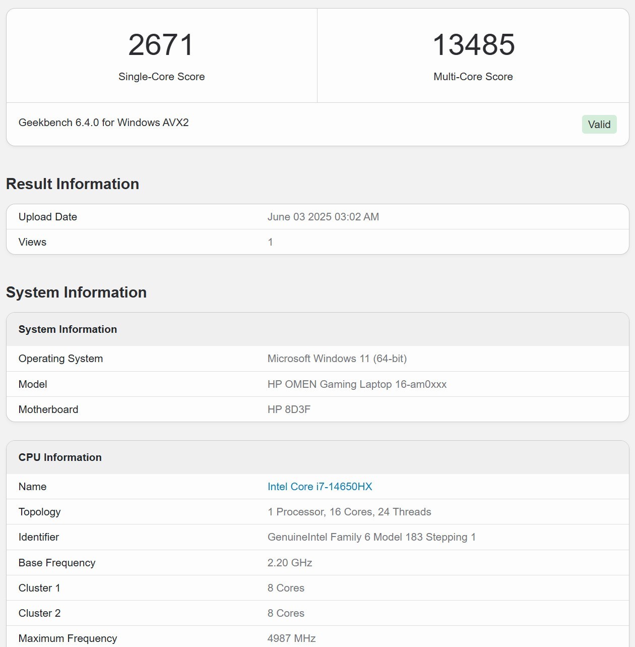 酷睿i7-14650HX评测 中等价位游戏本御用神U?