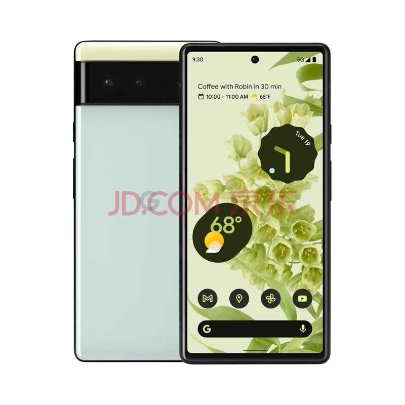 谷歌(Google)Pixel 6 智能手机 6.4英寸 谷歌自研处理器 海沫色 128GB 美版
