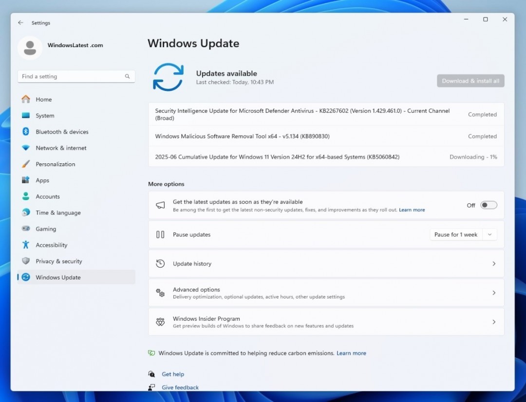 ΢ͣWindows 11 24H2º޸