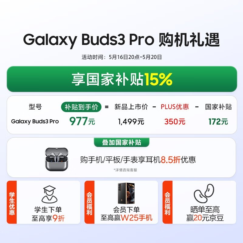  Galaxy Buds3 Pro Ǽʱػ