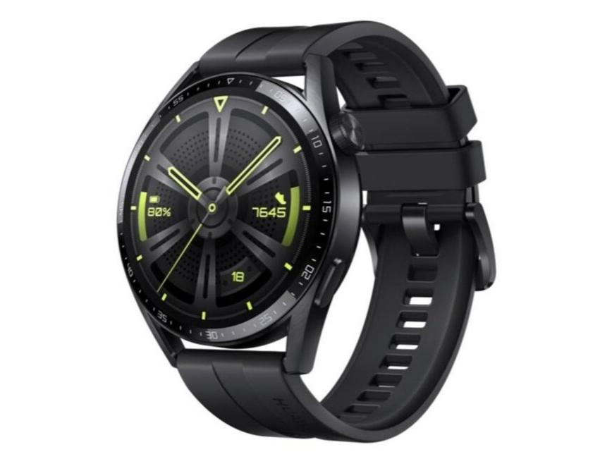 华为 WATCH GT3 HUAWEI WATCH GT 3 46mm（活力款黑色氟橡胶表带）