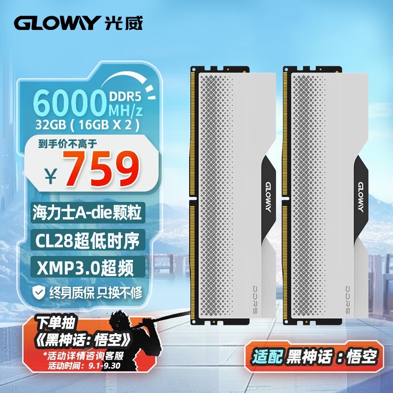 ޡ32GB DDR5 6000̨ʽڴ755Ԫ Լ۱ȼ