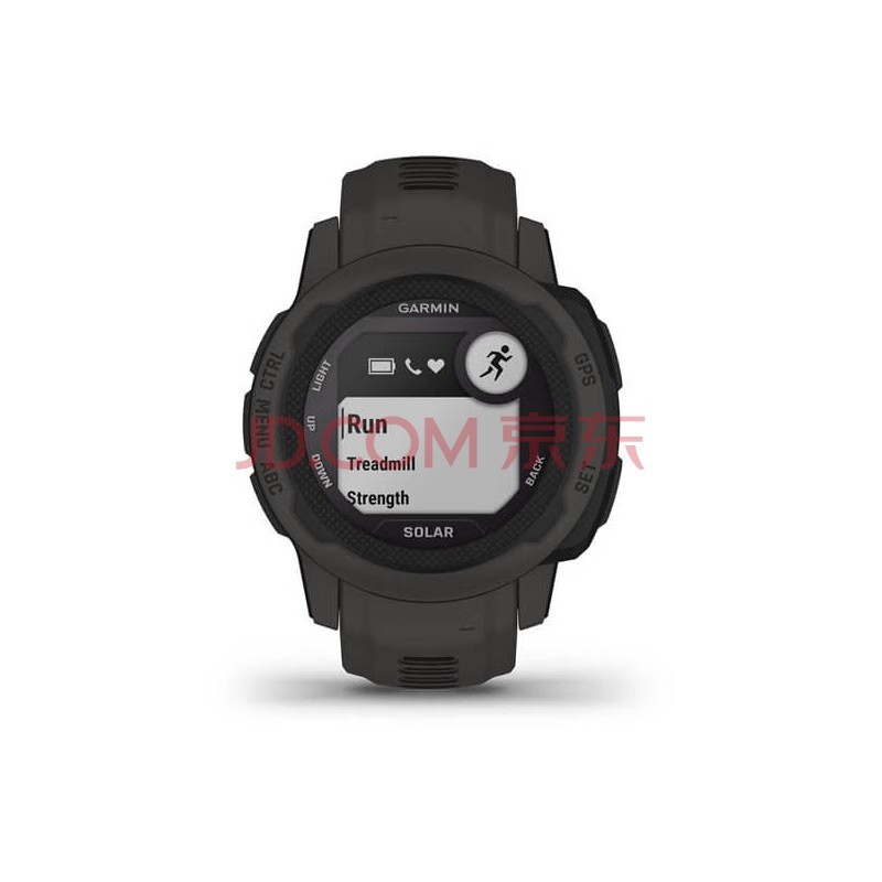 Garmin 佳明Instinct 2智能手表 太阳能长续航 运动训练压力追踪 标准版 40mm 黑色