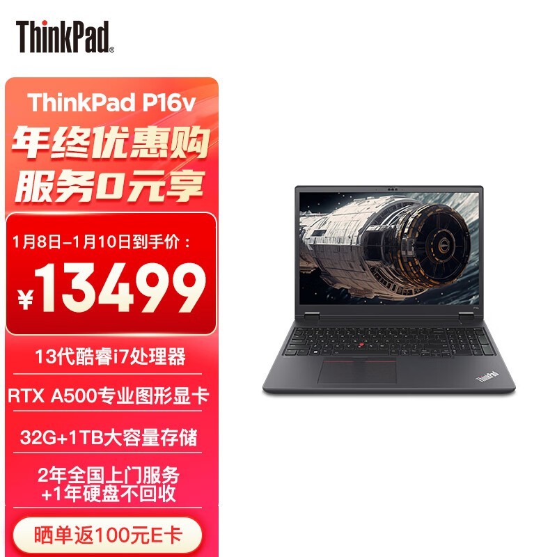 ThinkPad P16v (i7 13700H/32G/1TB/A1000)