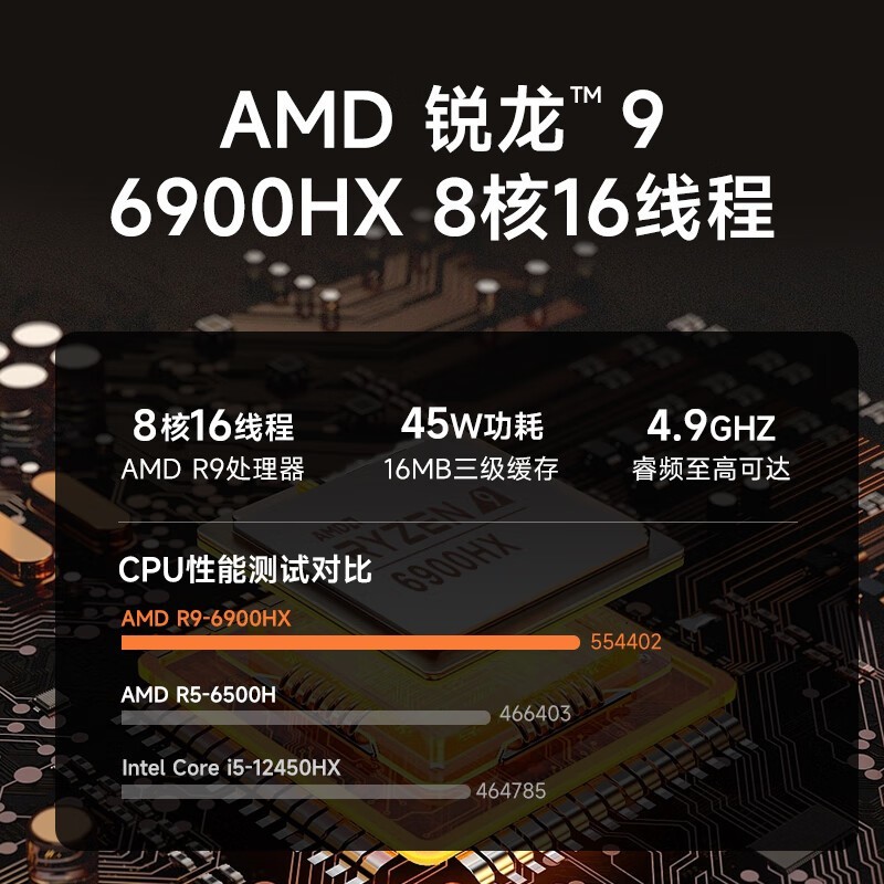 Ὺά̨ʽAMDR9-6900HX16G+1TBػ2599Ԫ