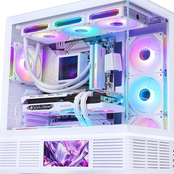 先马 境界magic版 ATX机箱 全侧透 黑色