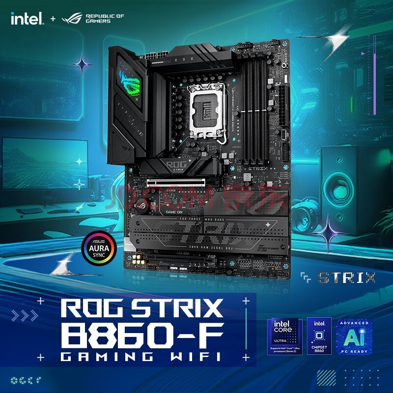 ROG STRIX B860-F GAMING WIFI  ֧ CPU 265K/265KF/245KF/245K (Intel B860/LGA 1851