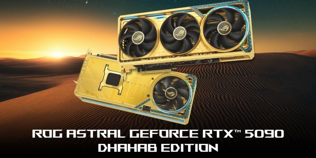 ר ˶ROG Astral GeForce RTX 5090 Dhahab EditionԿ