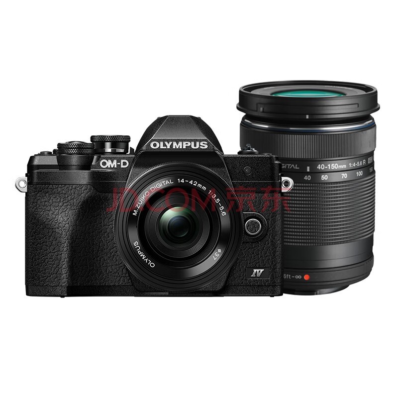 奥林巴斯（OLYMPUS）E-M10 MarkIV EM10四代 微单相机 数码相机 微单套机（14-42mm & 40-150mm）黑