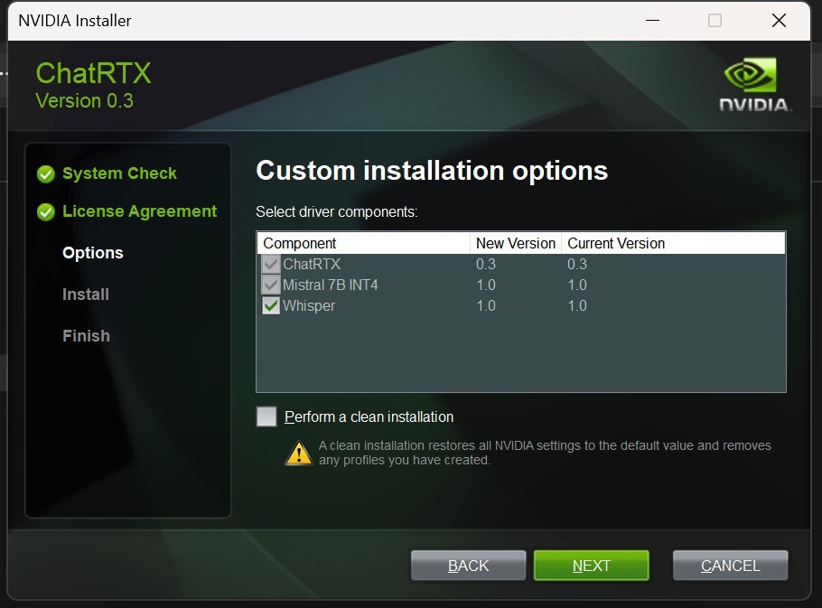 NVIDIA Chat RTX 0.3汾ӳRTX40ԿAI