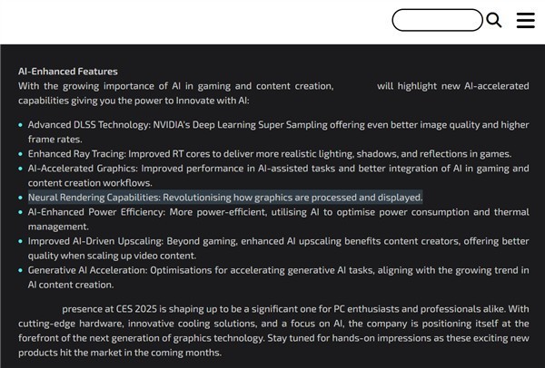 RTX50系显卡有独家技术 支持神经渲染_https://www.btna.cn_头条_第1张