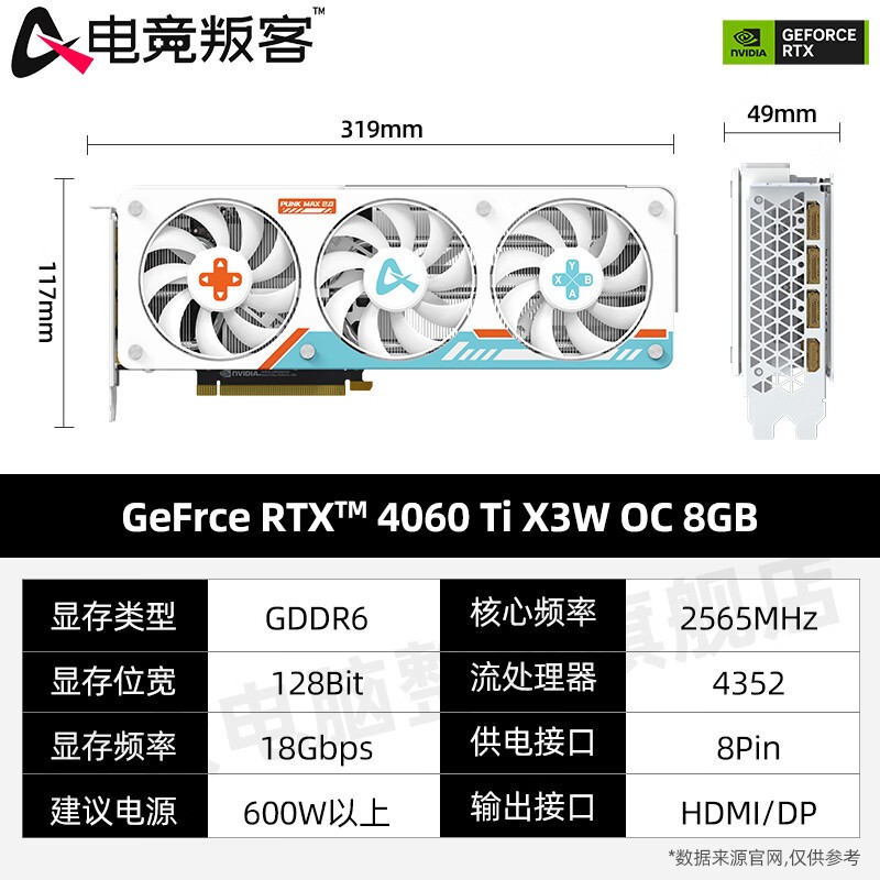 ޡAX羺ѿRTX 4060TiԿ3049Ԫ֣