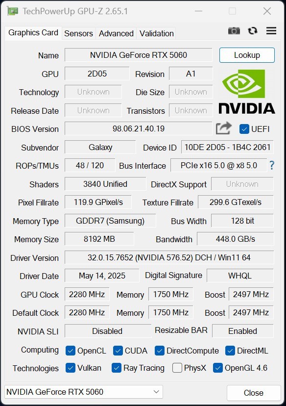 ӰRTX 5060ħ⣺RGBЧ50ϵ