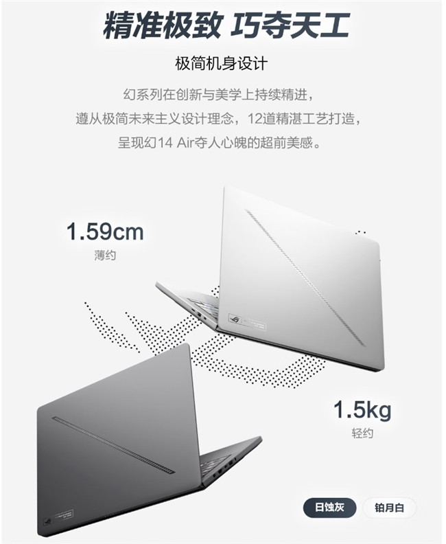  ܣAI+ PC ѡ 14ᱡROG14 Air 61811799Ԫ
