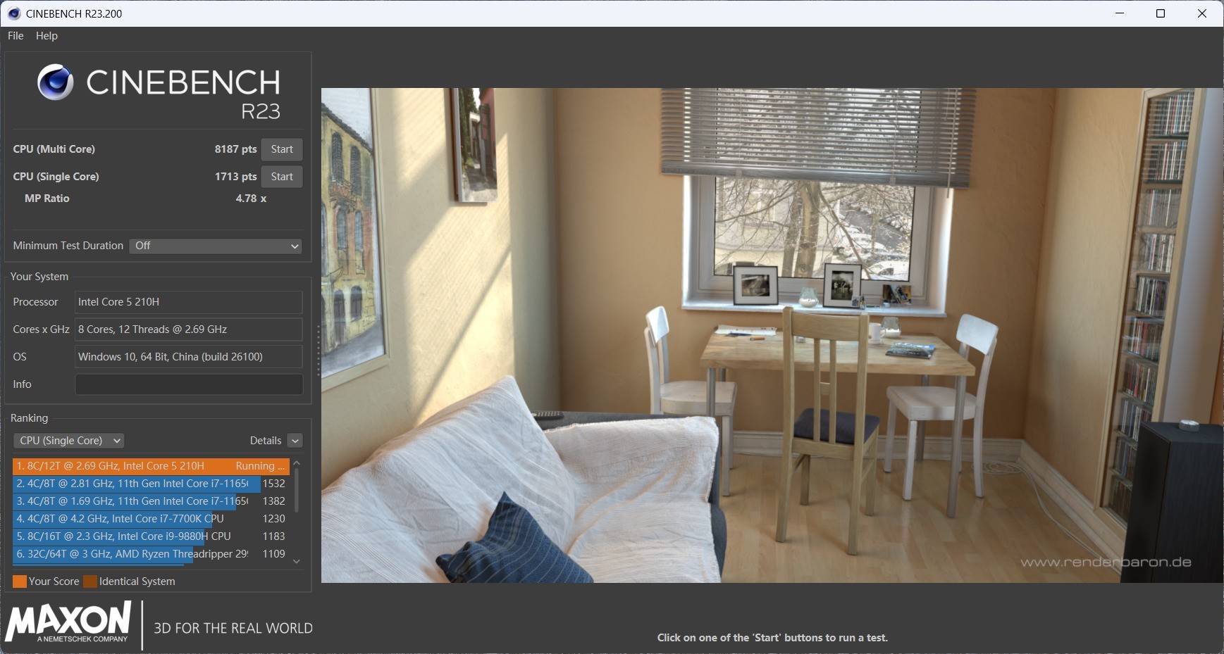 英特尔酷睿5 210H处理器评测:酷睿i系列的精神延续
