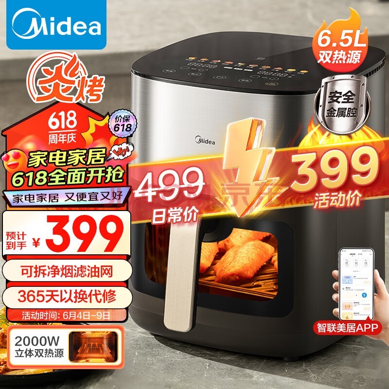 ģMidea׿ը ˫Դⷭ  ô 6.5L ըһ ๦ մϴ  KZC6502XM