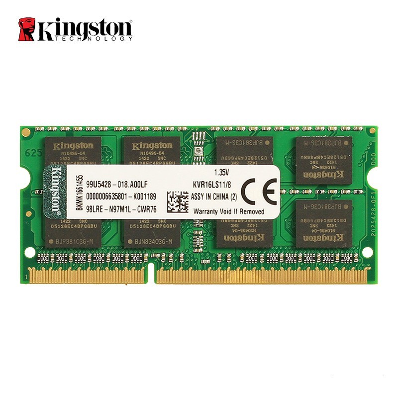 Kingston 金士顿 DDR3L 1600 8G笔记本电脑内存条 单条8g 兼容1333