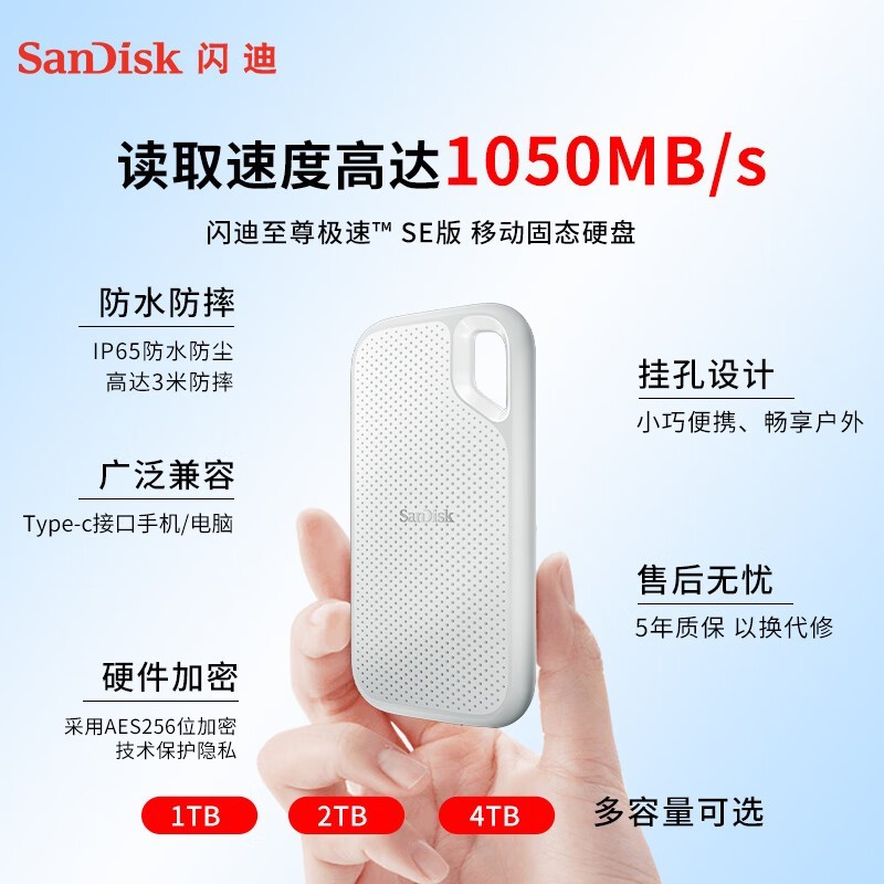 SanDisk 1TBƶ̬ӲE61޶