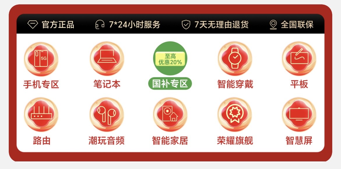 买荣耀享国补!最高优惠2000元,还能再叠新年特殊福利