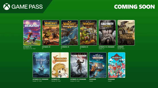 Xbox Game Pass新增多款期待游戏,六款作品将下架